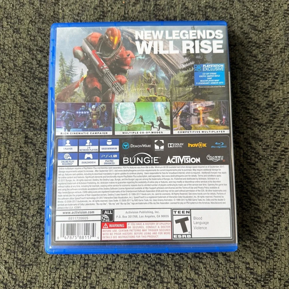 Destiny 2 PS4 game
